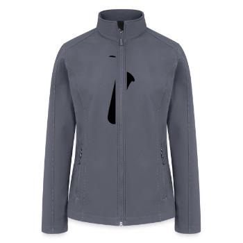 baritone saxophone - Women’s Soft Shell Jacket - gray - Front