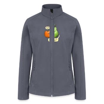 Doing Fine Clementine - Women’s Soft Shell Jacket - gray - Front