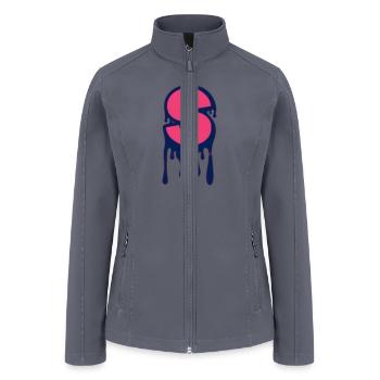 Tee - Women’s Soft Shell Jacket - gray - Front