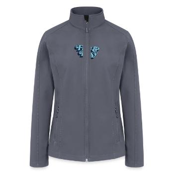 Free & Easy - Women’s Soft Shell Jacket - gray - Front