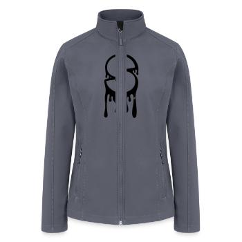 Tees - Women’s Soft Shell Jacket - gray - Front