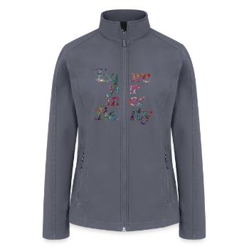 Explore Your Inner Beauty - Women’s Soft Shell Jacket - gray - Front