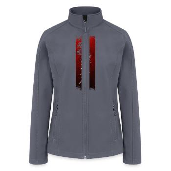 Honorable Blade: Samurai's Oath - Women’s Soft Shell Jacket - gray - Front