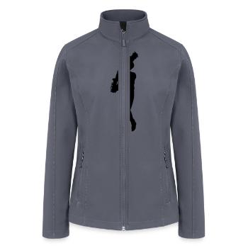 Saxophone - Women’s Soft Shell Jacket - gray - Front