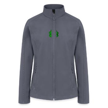 Ireland Shamrock - Women’s Soft Shell Jacket - gray - Front