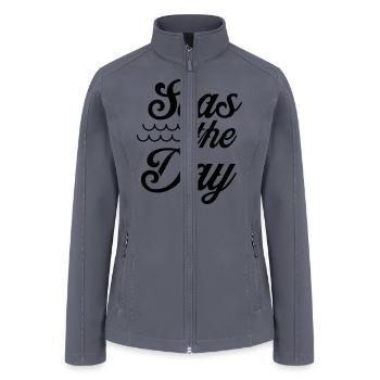Seas the day - Women’s Soft Shell Jacket - gray - Front