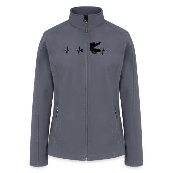 Hockey Goalie - Women’s Soft Shell Jacket - gray - Front
