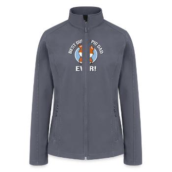 Guinea Pig Dad - Women’s Soft Shell Jacket - gray - Front