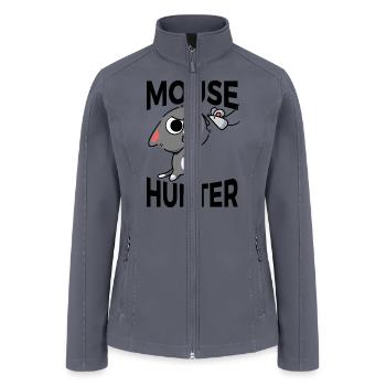 Mouse Hunter - Women’s Soft Shell Jacket - gray - Front