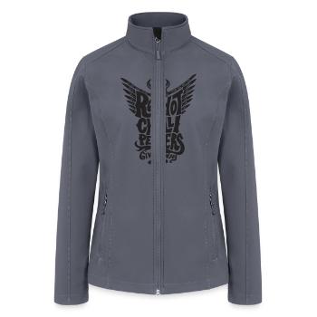 give it away - Women’s Soft Shell Jacket - gray - Front