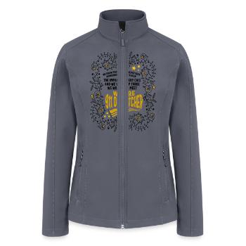 Dispatcher Shirt, We Are 911 Dispatcher Floral - Women’s Soft Shell Jacket - gray - Front