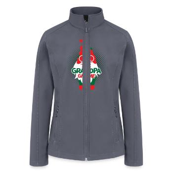 Chistmas Season The Grandpa Gnome - Women’s Soft Shell Jacket - gray - Front
