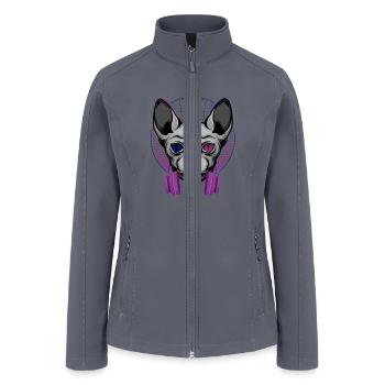 Sphynx Cat pets, animals, felines - Women’s Soft Shell Jacket - gray - Front