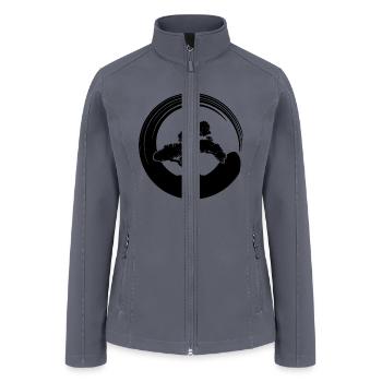 Bonsai Funny Japanese Bonsai Tree Whisperer Gift - Women’s Soft Shell Jacket - gray - Front