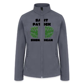 Saint Patricks Shenanigans - Women’s Soft Shell Jacket - gray - Front