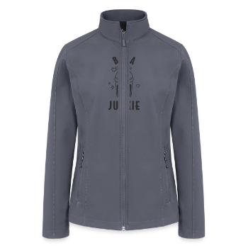 Bubble Tea Junkie, Bubble Tea Lover - Women’s Soft Shell Jacket - gray - Front
