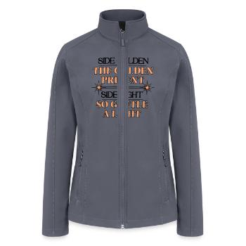 Side Golden The Golden Present - Women’s Soft Shell Jacket - gray - Front