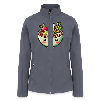 Tom Yum Soup Delight - Authentic Thai Cuisine - Women’s Soft Shell Jacket - gray - Front