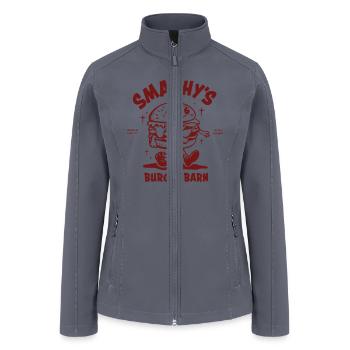 Smashy's Burger Barn - Women’s Soft Shell Jacket - gray - Front