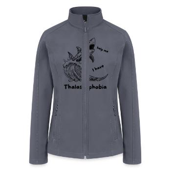 Thalassophobia shark - Women’s Soft Shell Jacket - gray - Front
