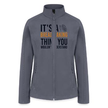 It's a Bread Baking Thing Bread Dough Lover Bread - Women’s Soft Shell Jacket - gray - Front