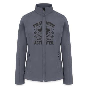 Pirate Mode Activated - Women’s Soft Shell Jacket - gray - Front