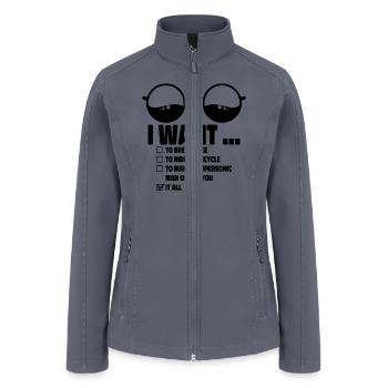 I Want To Break 1 - Women’s Soft Shell Jacket - gray - Front