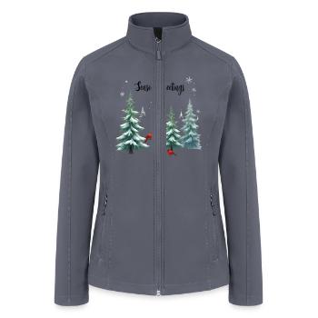 season's greetings - Women’s Soft Shell Jacket - gray - Front