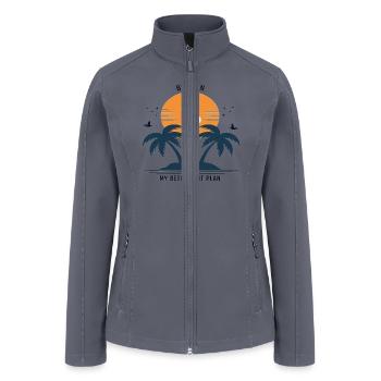 Bitcoin Retirement BTC - Crypto Investors - Women’s Soft Shell Jacket - gray - Front
