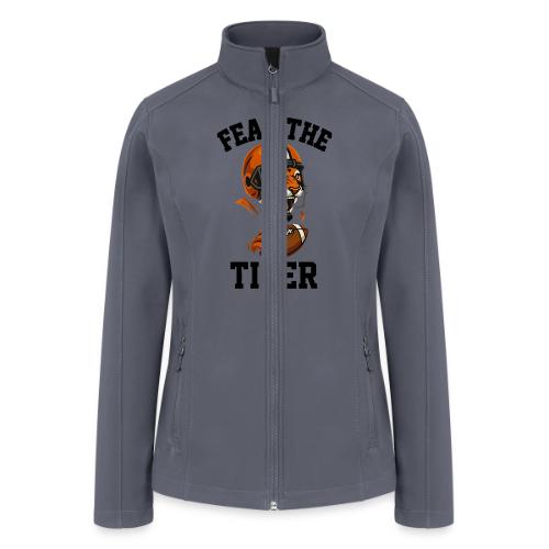 Fear The Tiger Football Helmet T-Shirt - Women’s Soft Shell Jacket