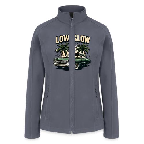 Classic Lowrider Car | Low & Slow Retro T-Shirt - Women’s Soft Shell Jacket