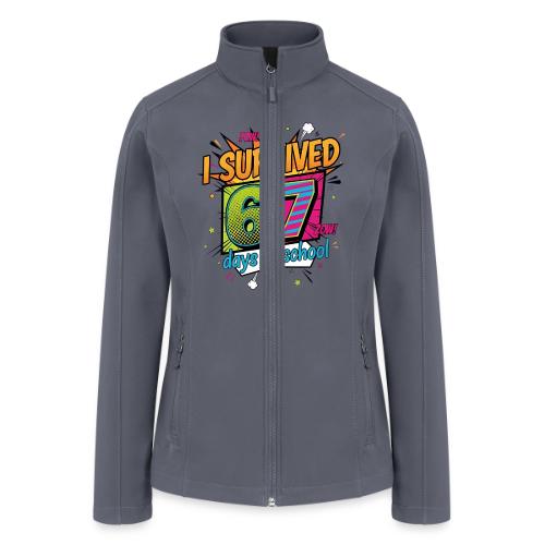 I Survived 67 Days of School T-Shirt – Funny Teach - Women’s Soft Shell Jacket