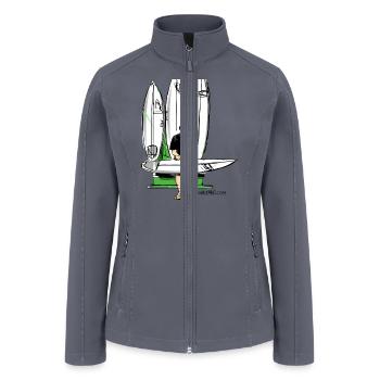 John John Florence Quiver - Women’s Soft Shell Jacket - gray - Front
