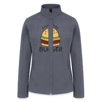 Powered by Burger - Women’s Soft Shell Jacket - gray - Front