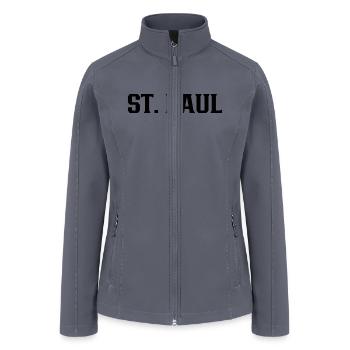 Saint Paul - Women’s Soft Shell Jacket - gray - Front