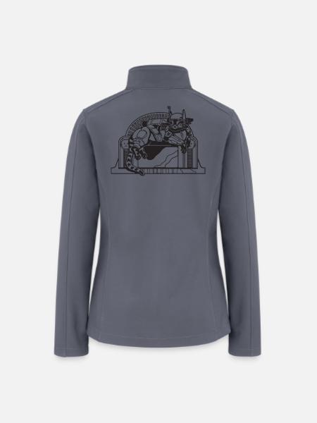 Boba Catt - Women’s Soft Shell Jacket - gray