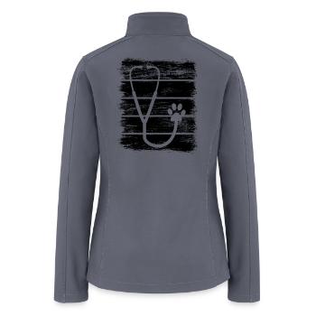 Stethoscope - Women’s Soft Shell Jacket - gray - Back