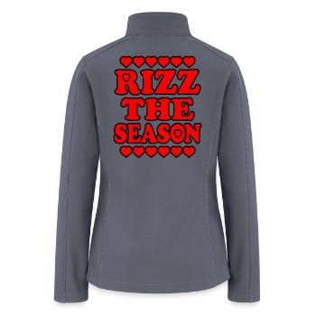 Rizz The Season Hearts Tee - Women’s Soft Shell Jacket - gray - Back