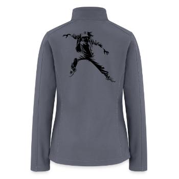 Breakdancing - Women’s Soft Shell Jacket - gray - Back