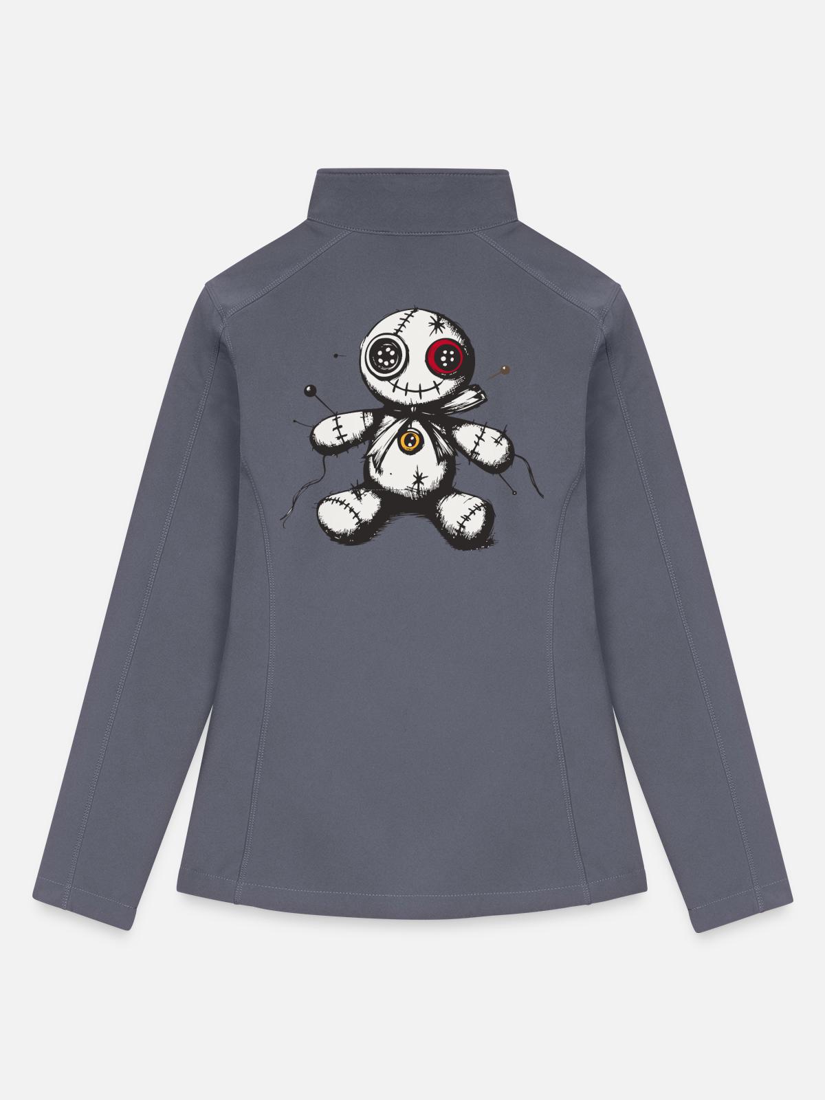 Voodoo doll - Women’s Soft Shell Jacket - gray - Back