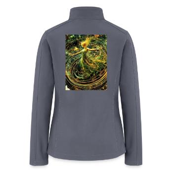 Celestial Dancer - Women’s Soft Shell Jacket - gray - Back