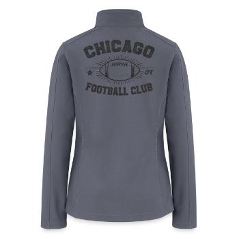 Chicago Football Club Emblem - Women’s Soft Shell Jacket - gray - Back