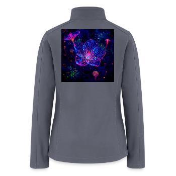 Grotto Glow - Women’s Soft Shell Jacket - gray - Back