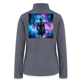 Cyberpunk Aesthetic Armor — Unlimited Digital  - Women’s Soft Shell Jacket - gray - Back