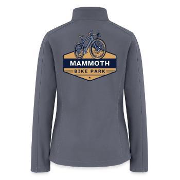 Mammoth Bike Park Crest - Women’s Soft Shell Jacket - gray - Back