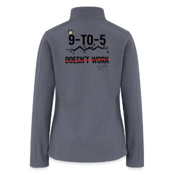 Nine to Five Breaker - Women’s Soft Shell Jacket - gray - Back