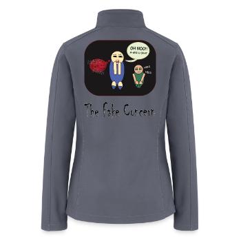THE ATTENTION SEEKER - Women’s Soft Shell Jacket - gray - Back