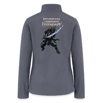 Legendary_Samurai_T-Shirt - Women’s Soft Shell Jacket - gray - Back