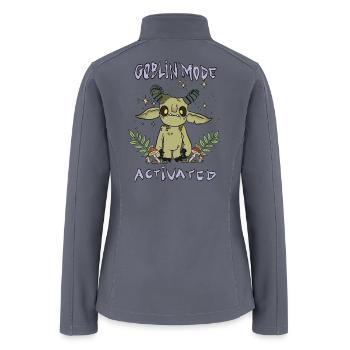 Goblin Mode Activated - Women’s Soft Shell Jacket - gray - Back