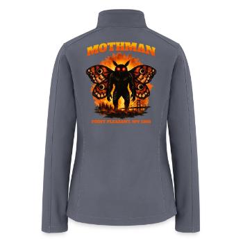 Mothman Firelit Myth WV 1966 - Women’s Soft Shell Jacket - gray - Back